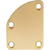 Boston NP-76-G Neck Mounting Plate – Goud, 64,5x51,4mm voor Contoured Body
