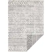 Home Collection Vloerkleed Biri Rechthoekig - grijs creme 120 x 170 cm