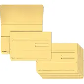 Esselte Pocket-File kartonnen dossiermappen geel (25 stuks)