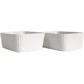 Sagaform Flora ovenschaal mini 2-pack Wit