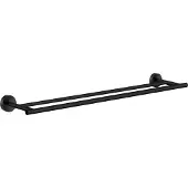 Smedbo Home Dubbele Handdoekhouder - Zwart - Accessoires, Handdoekhouders, Handdoekstangen - 7391447091489