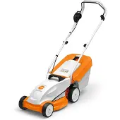 Stihl RME 235, oppervlakte: 300 m², maaibreedte: 33 cm, maximale snijhoogte: 2,5 cm, aanbevolen graslengte: 6,5 cm, toerental: 3200 RPM, opvangvolume: 30 liter