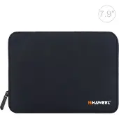 Haweel Bescherm-Opberg Hoes Etui Pouch Sleeve geschikt voor iPad Mini. Zwart