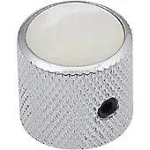 Boston KCH-236 chrome dome knob met parelmoer inleg 18x18mm