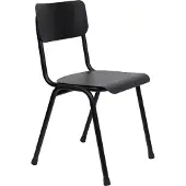 Zuiver Tuinstoel Back To School Outdoor Chair Black
