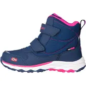 TROLLKIDS Laarzen 'Hafjell' donkerblauw / pink / rood