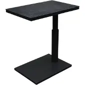 AVH-Collectie Tracy bijzettafel 60x40xH46-67 cm in hoogte verstelbaar antraciet