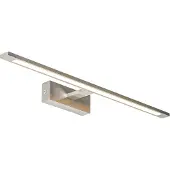 QAZQA Wandlamp staal 62 cm incl. LED IP44 - Jerre