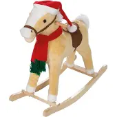 Roba Hobbelpaard Kerstmis Junior 73 X 31 X 63 Cm Hout/textiel