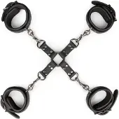 Easytoys Fetish Collection Easytoys Fetish - Hogtie With Hand and Anklecuffs - Zwart
