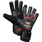 Erima Flex-Ray Hardground Keepershandschoenen Kinderen - Zwart / Koraal | Maat: 6,5