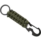 LGT JWLS Sleutelhanger Groen Paracord met Ring en Musketon