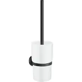 Smedbo Home Toiletborstelhouder - Mat Zwart - Messing - Accessoires, Toilet accessoires, Toiletborstelhouders - 7391447091472