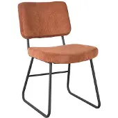 Label51 - Eetkamerstoel Noah - Rust - 61x47x85cm - Set van 2