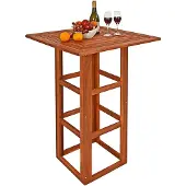 Casaria Statafel Acaciahout 75x75x110cm