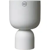 DBKD Post Pot Small - Bloempotten Keramiek White - 202062w