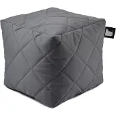 Extreme Lounging B-Box Quilted poef (Kleur: grijs)