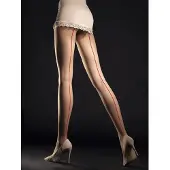 Fiore Unique nude panty met rode naad maat S