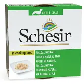 Schesir 14x Hondenvoer Kip Naturel in Bouillon 85 gr