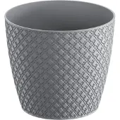 Prosperplast 3.5l Orient Collection 189x189x167 Mm Flowerpot Zilver