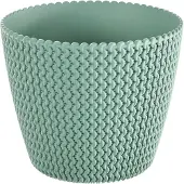 Prosperplast Bloempot Buiten Binnen Rond Splofy 16cm SALIEGROEN Prosperplast / 2 STUKS ! /