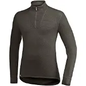Woolpower - Zip Turtleneck 400 - Longsleeve S, olijfgroen