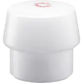 HALDER Kunststofhamerkop | hoofd-d. 50 mm | superplastic wit middelhard | 1 stuk - 3207.050