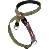 EzyDog Crosscheck Hondentuig - Harnas voor Honden - L - Khaki Groen