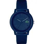 Lacoste Lacostevoor mannen. 2011172 Analoog horloge 12,12 marine (OSFA), Casual, Siliconen, Riem, Marineblauw