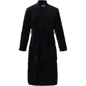 Ten Cate Heren Fleece Badjas Donkergrijs XL