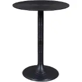 Bold Monkey Hypnotising Round Side Table Black