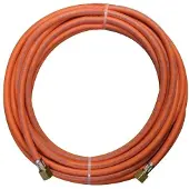 CFH Rubberen gasslang met lengte van 10 meter inclusief 3/8 koppelingen