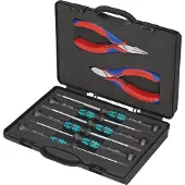Knipex 00 20 18 Elektricien Gereedschapsset In koffer 8-delig