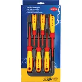 Knipex VDE Schroevendraaierset 6 stuks Pozidriv, kruisvormig Phillips