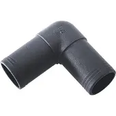 Talamex Elbow Connector 38 Mm Zwart