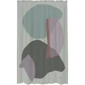 Mette Ditmer Gallery douchegordijn 150x200 cm Frost green
