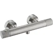 Ben Engraved Cross douche thermostaatkraan RVS-look