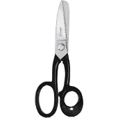 Triangle Multifunctionele RVS Schaar - Grof Vertand - Voor Leer, Rubber en Vis - 22cm