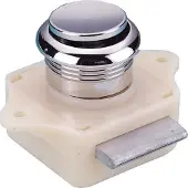 Talamex Push Button Cabinet Latches Zilver