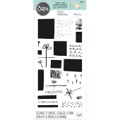 SIZZIX Layered Clear Stamps Giftwrap 23pcs