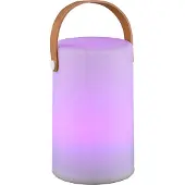 TRIO Op accu's aangedreven buiten sfeerlamp Aruba RGB, wit / opaal, Kunststof, Modern