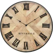 Riverdale Wandklok Nate Bruin 60 cm