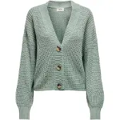 ONLY Gebreid vest 'ONLCarol' mintgroen