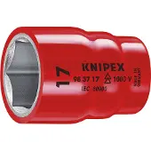 Knipex Dop voor ratel 3/8 " - 17 mm VDE" - 98 37 17 - 983717