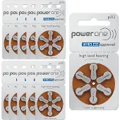 PowerOne p312 - PR41 - 10 pakjes - 60 batterijen