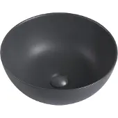 Guido Gusto Waskom Verla 35x35x15cm mat antraciet inclusief afvoerplug