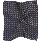 Tresanti | SILVANO | Zijden pochet met bloemenPrint | rood