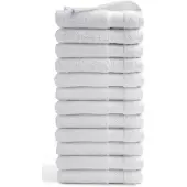 DoubleDry Handdoek Hotel Collectie - 12 stuks - 50x100 - wit