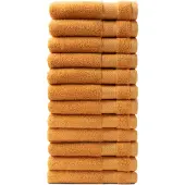 DoubleDry Handdoeken set 50 x 100 cm 12 stuks 100% zacht katoen 500 g/m2 -
