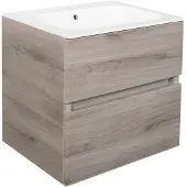 Best design Splash badkamermeubel 60cm met kraangat eiken grijs